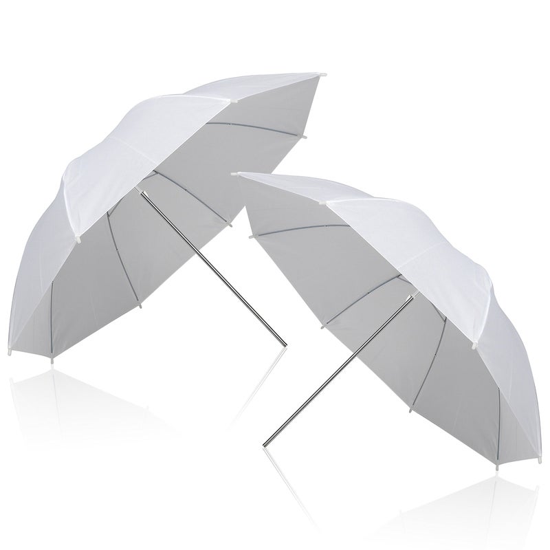 EMART 33 inch Reflective Photography Umbrella,Studio Camera Photographic Props with Adjustable Light Stand,Flash Diffuser for Speedlight(4 Pack) - Image 4